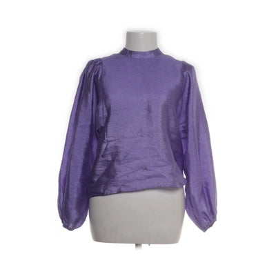 Samsøe & Samsøe | Paarse satijnen blouse