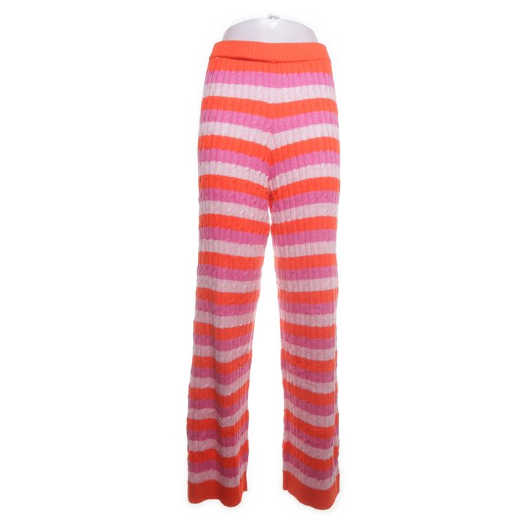 Divided by H&M | Oranje-roze gestreepte broek
