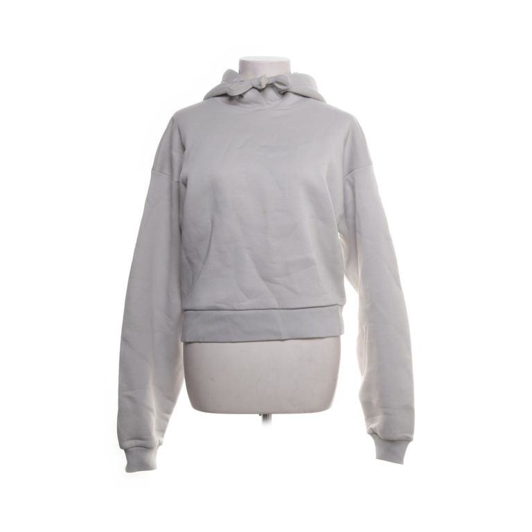 Romy x NA-KD Lichtgrijze cropped hoodie