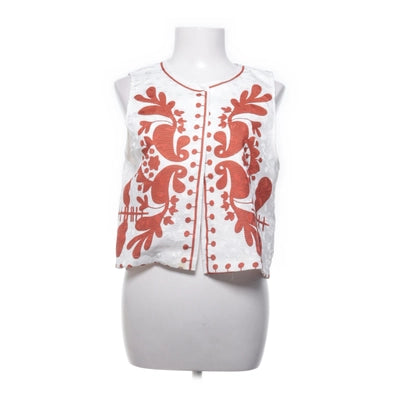 Made with Love | Witte geborduurd vest