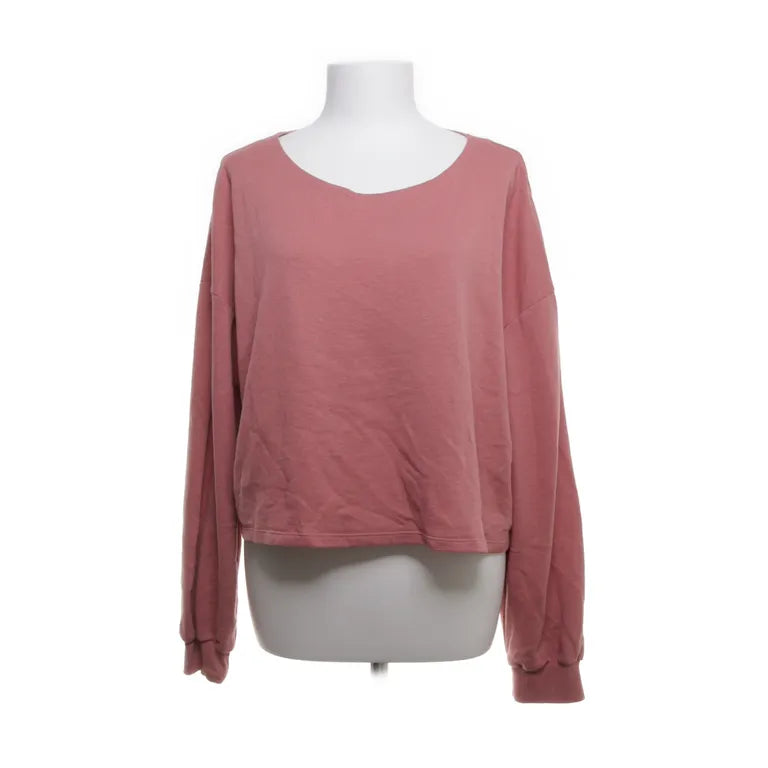 divided by H&M | Roze cropped sweater met ronde hals