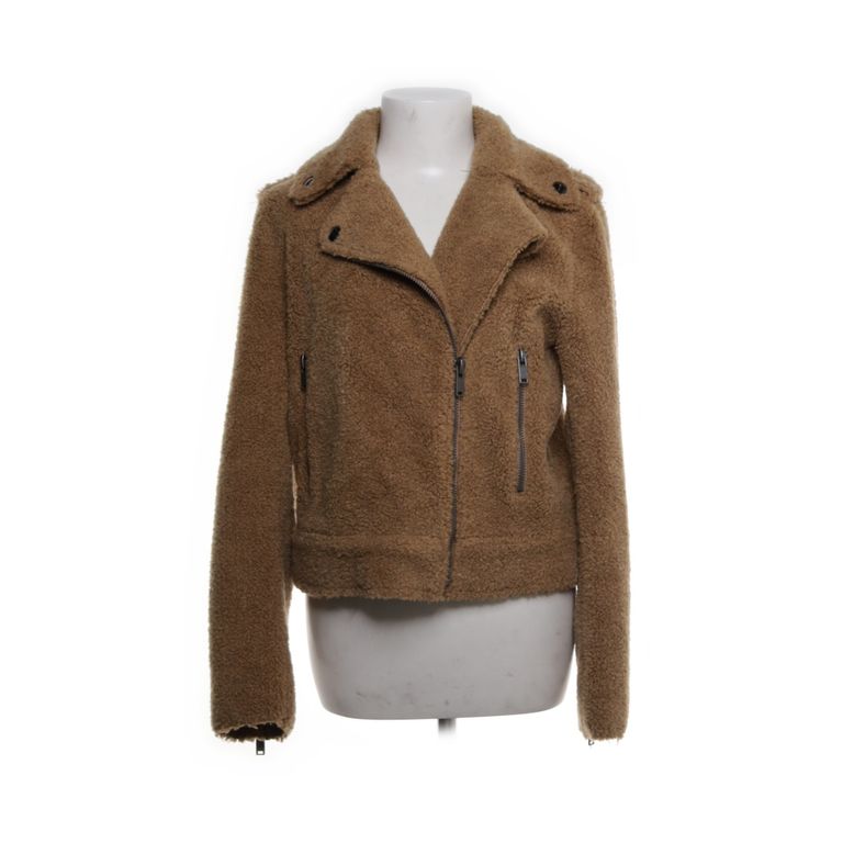 Zara Woman Outerwear | Bruine teddyjas met ritsen
