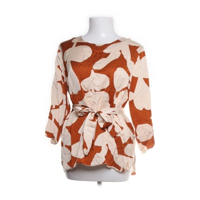 Second Female | Roestbruine bloemenprint blouse