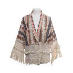 Sumitra | Beige, Meerkleurig - Cardigan