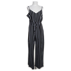Jake's | Zwart, Wit, Blauw - Jumpsuit