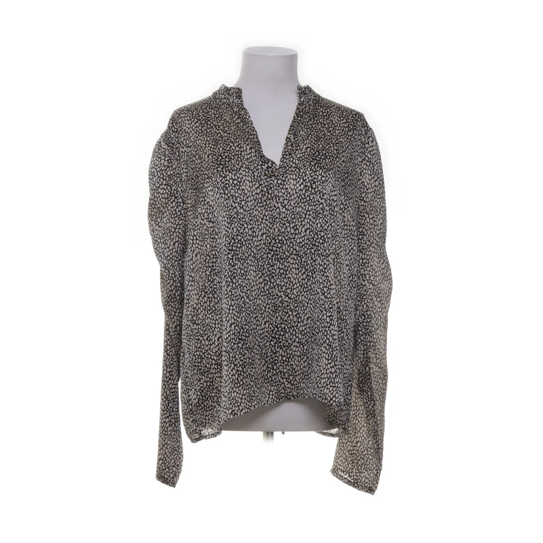 Neo Noir | Beige, Zwart, Meerkleurig - Blouse