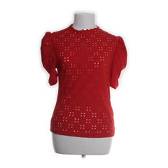 Emery Rose | Rode Pofmouw Blouse