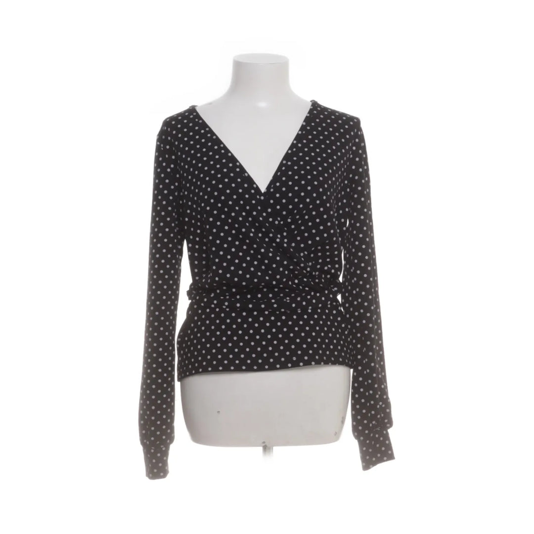 Boohoo | Zwart - Wikkelblouse