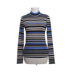 Pieces | Blauw, Zwart, Beige - Lange mouwen shirt