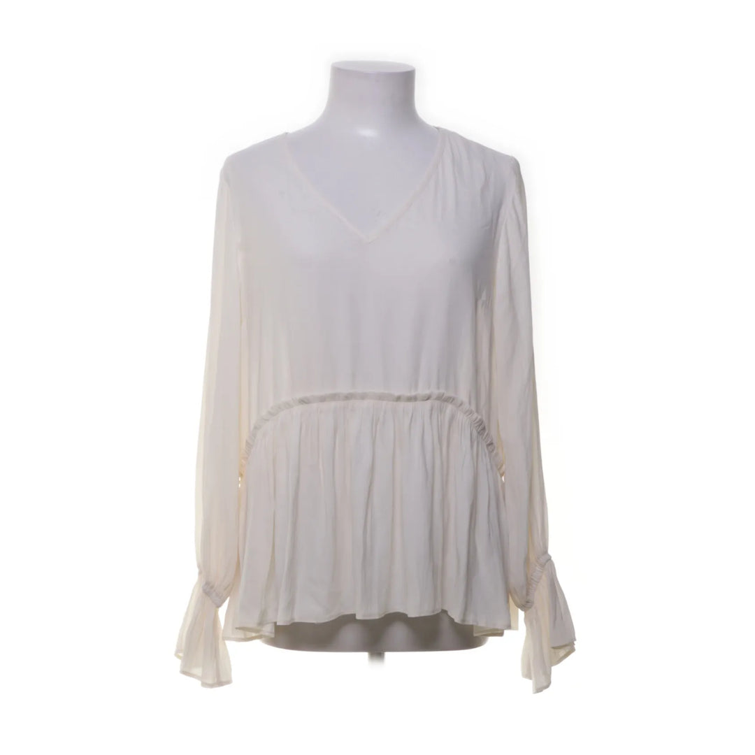 Second Female | Off-white - Peplum top