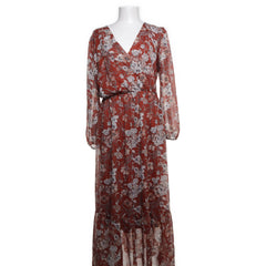 Amélie & Amélie | Bruin, Meerkleurig - Maxi jurk