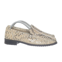 Jenny by Ara | Beige Slangenleer Loafers