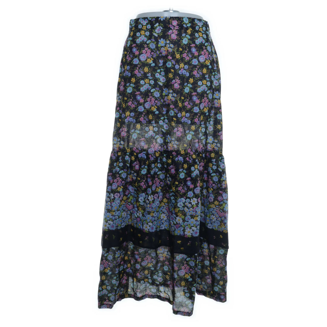 Regment | Blauw, Meerkleurig - Maxi rok
