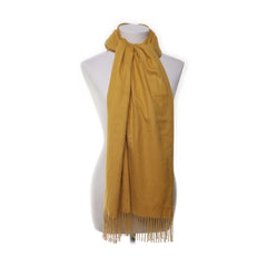 Gele Wollen Sjaal