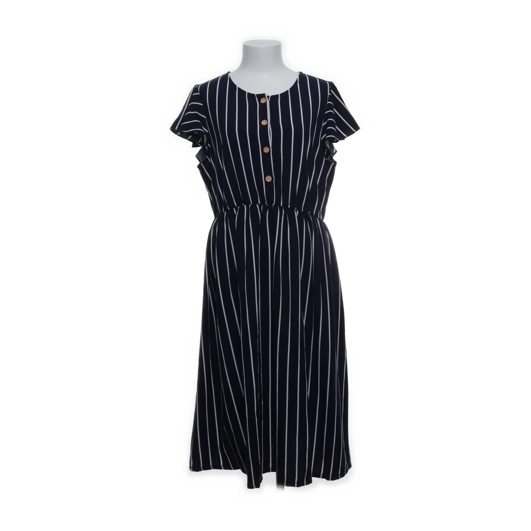 PatPat | Blauw, Wit - Jurk