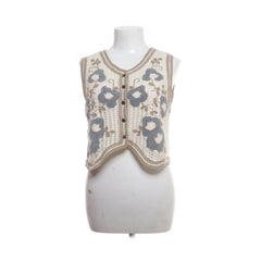 Beige, Meerkleurig - Gilet