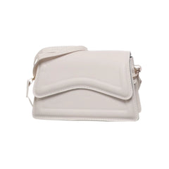 Witte leren crossbody tas