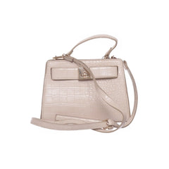 Beige Krokodillenleer Handtas