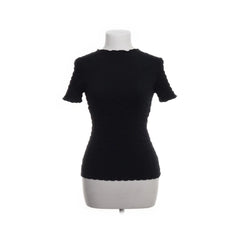 Zara | Zwarte geribde T-shirt