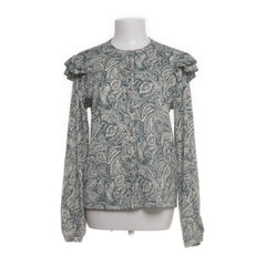 Cotton Club | Groen, Beige - Blouse