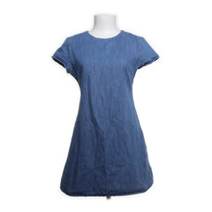 Zara Trafaluc Denim Collection | Blauw Denim Shiftjurk