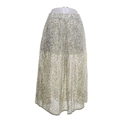 Soft Rebels | Beige Bloemenprint Maxi-rok