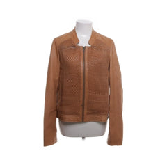 IKKS | Bruine leren mesh-jas