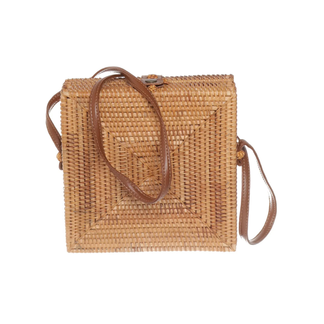 Bruin, Beige - Schoudertas