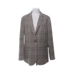 Saint Tropez | Grijze geruite blazer