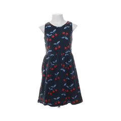 H&M | Marineblauwe bloemenprint jurk