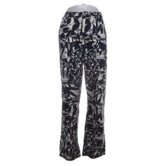 Monki | Grijze bloemenprint broek