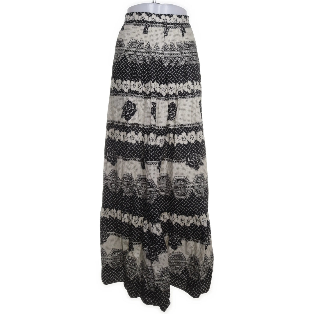 Lucie Linden | Zwart, Wit - Maxi rok