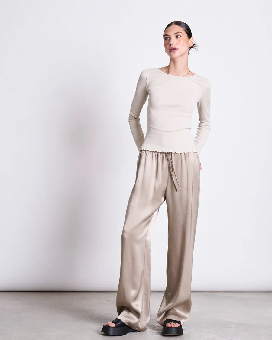 JannJune | Minirib Longsleeve Aversa Ivory Gots
