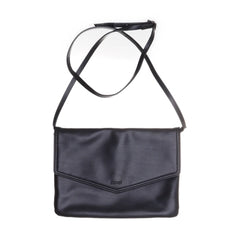 Zwarte Leren Crossbody Tas