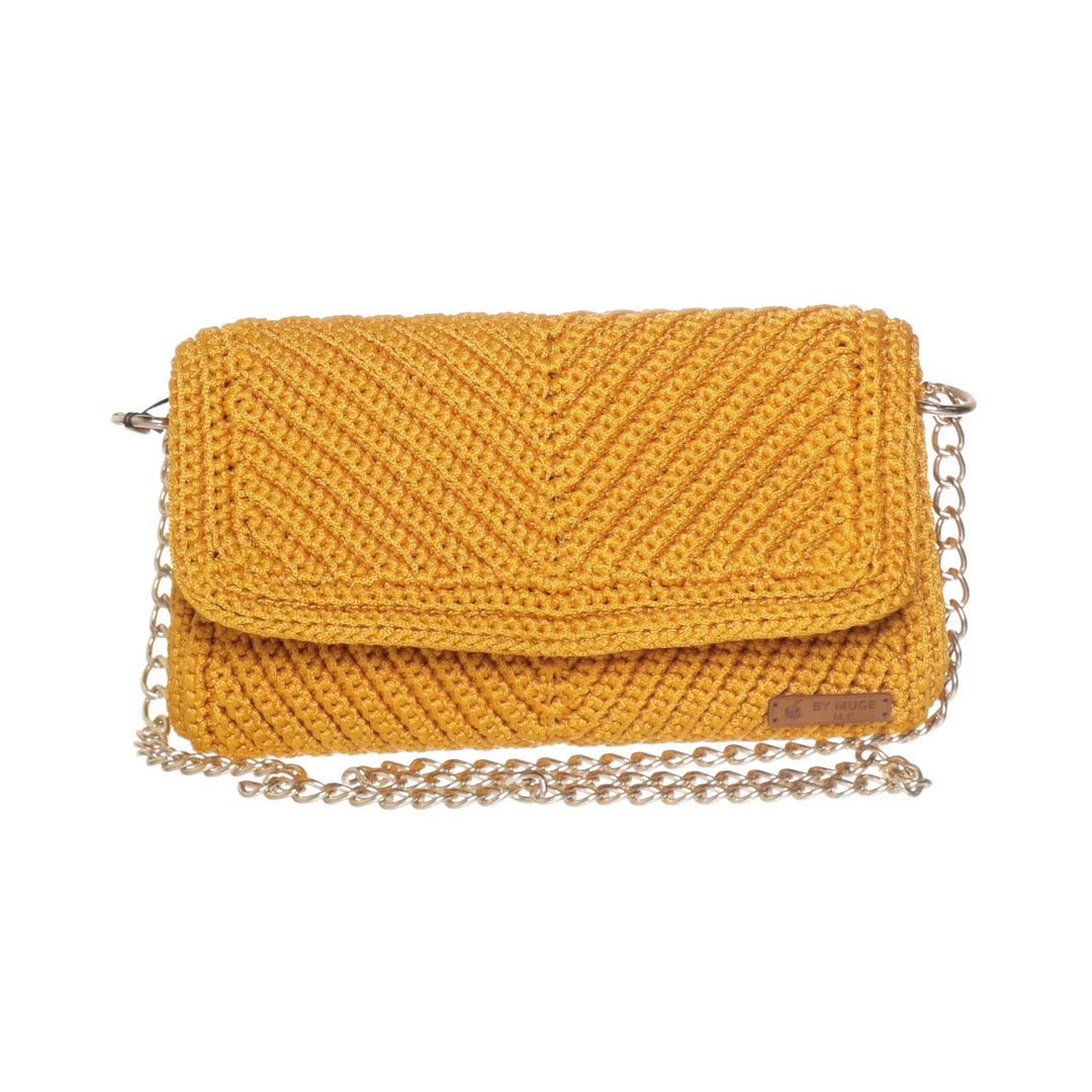 by Muge | Geel - Envelop tas