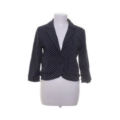 Mango Suit | Donkerblauwe gestippelde blazer