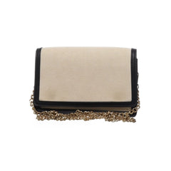 Beige Clutch met Ketting