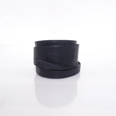 DesigualTailleband | Zwarte Leren Armband