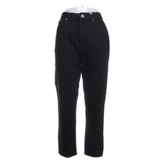 Perfect Jeans Gina Tricot | Zwarte matte straight jeans