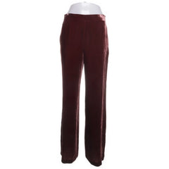 Massimo Dutti | Bruine fluwelen broek