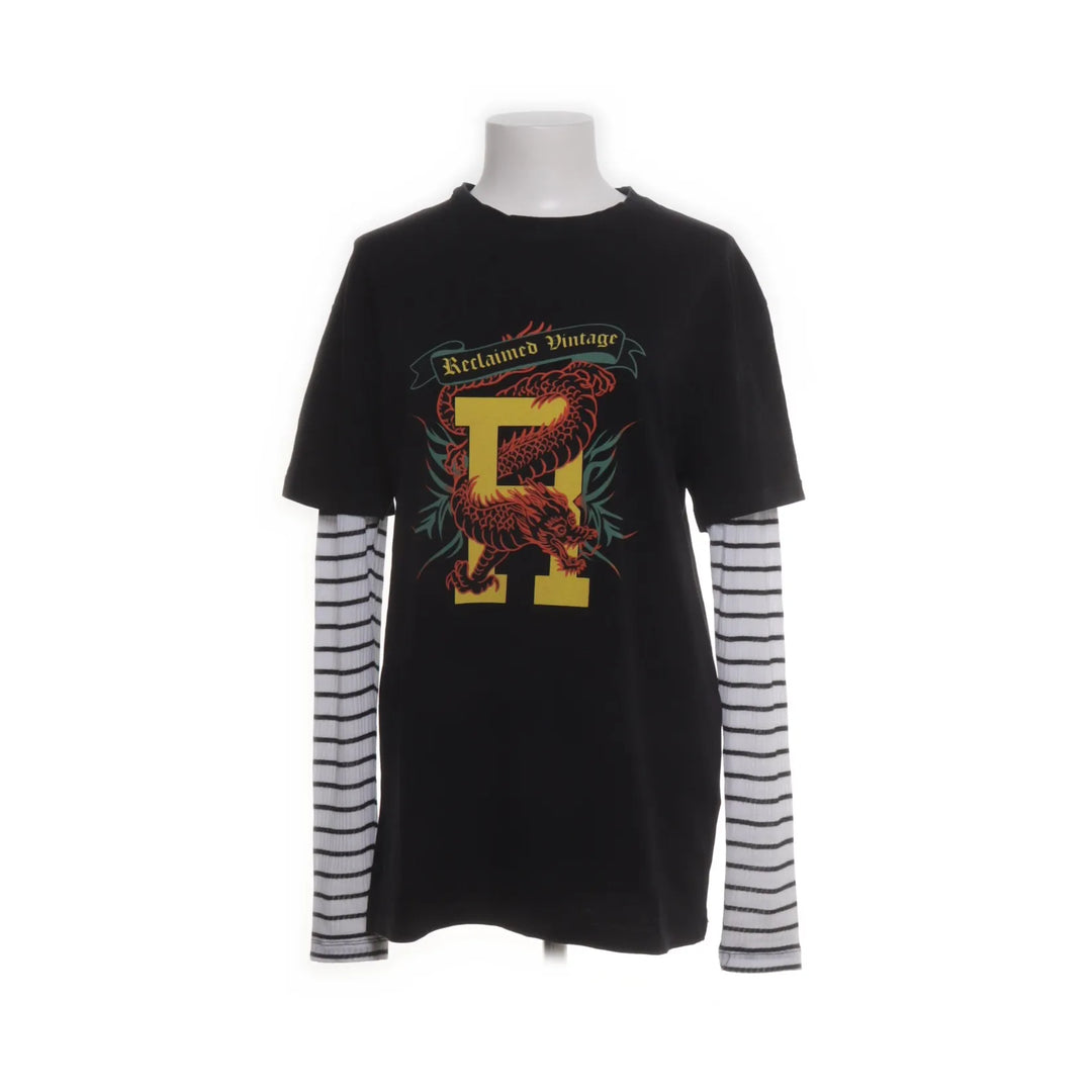 Reclaimed Vintage | Zwart, Meerkleurig - Lange mouwen shirt