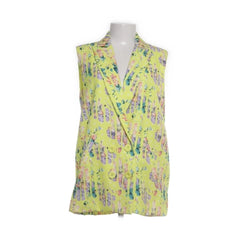 Silvian Heach | Gele Bloemenprint Mouwloze Blouse