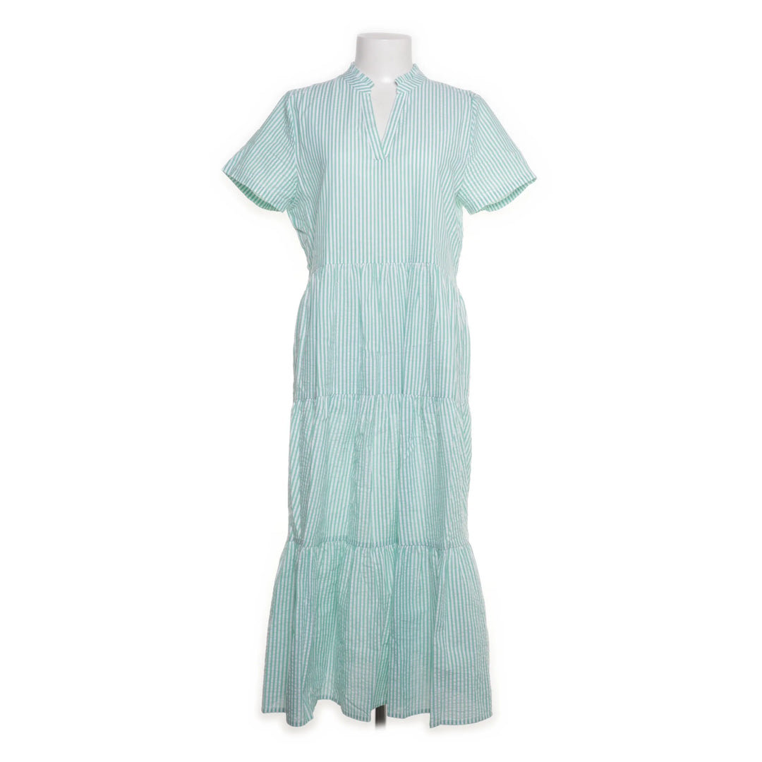 Saint Tropez | Wit, Groen - Jurk