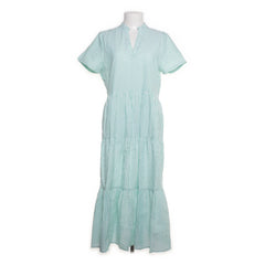 Saint Tropez | Wit, Groen - Jurk