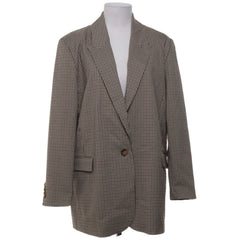 Reserved | Bruin, Wit - Blazer