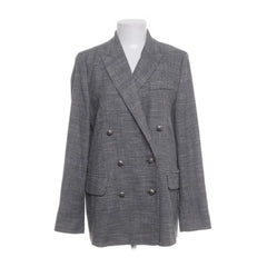 Monari | Grijze geruite blazer