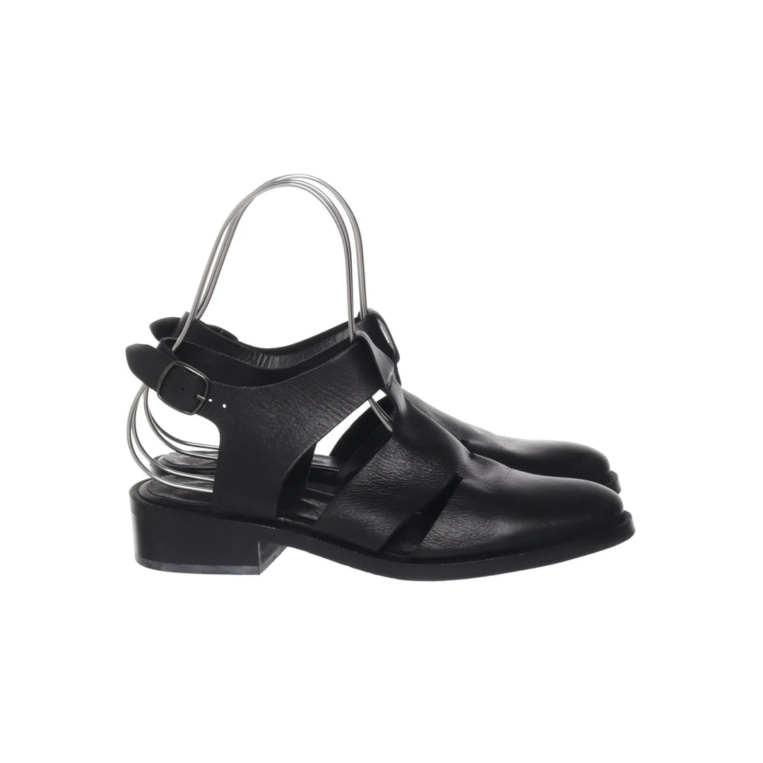 Bianco | Zwart - Sandalen