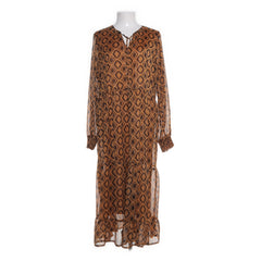 Kaffe | Beige, Bruin, Goud - Maxi jurk