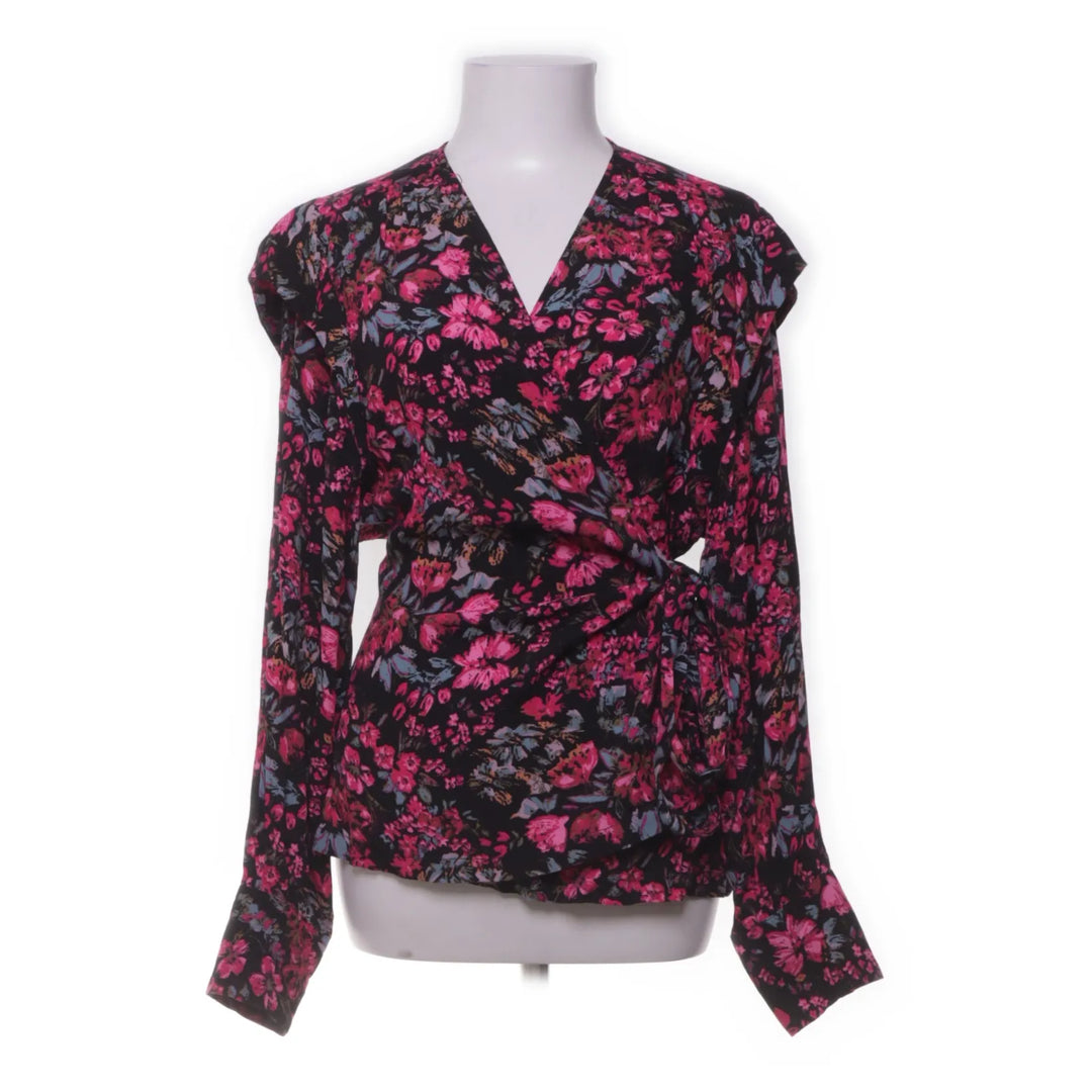 Soft Rebels | Zwart, Roze, Blauw, Meerkleurig - Wikkelblouse