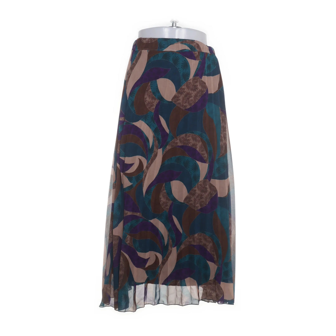 Cherry Blue | Groen, Meerkleurig - Maxi rok